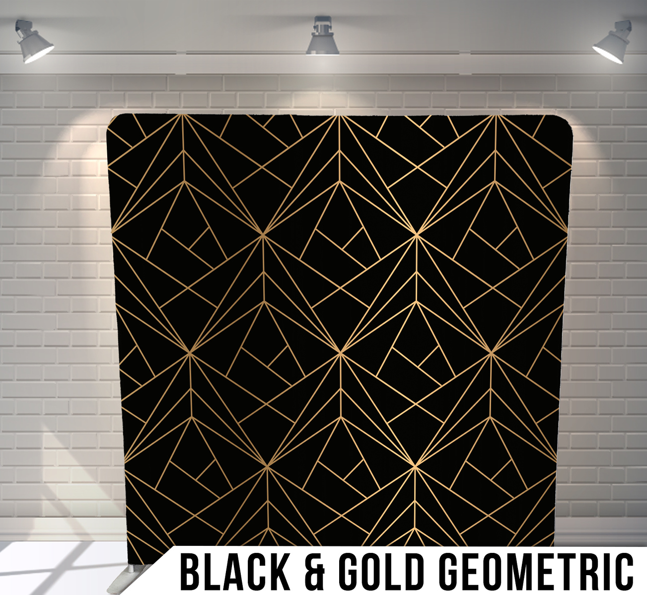 Black-Gold-Geometric