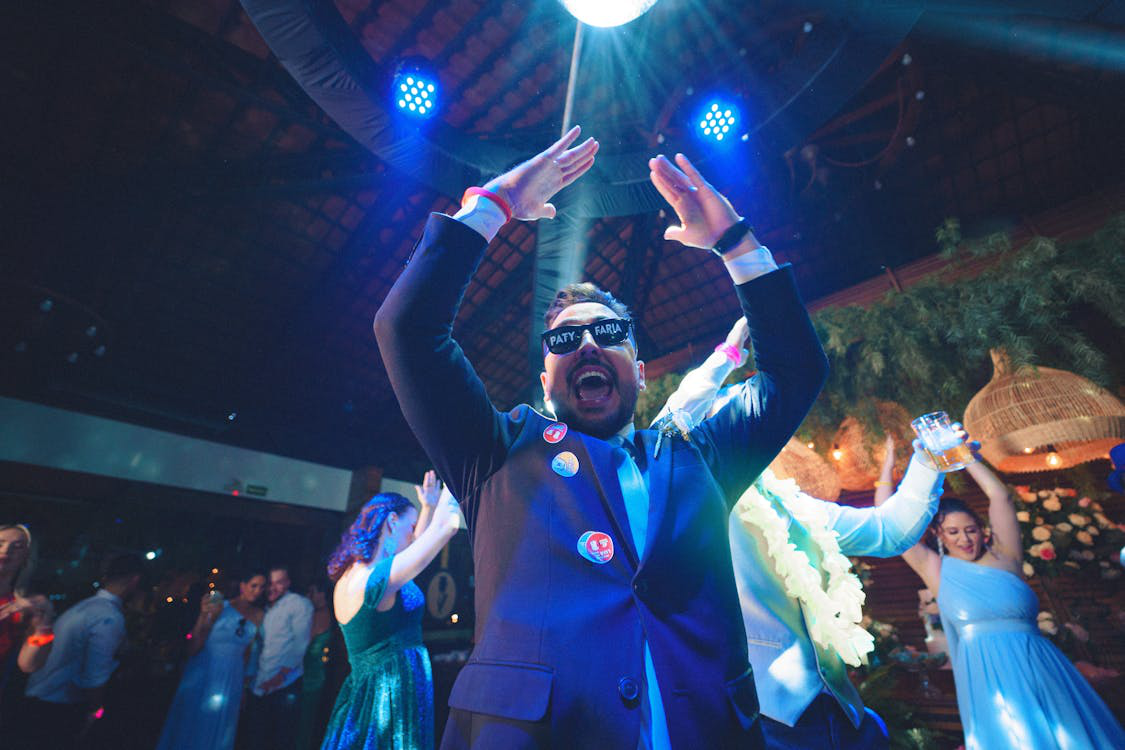 people dancing at a party