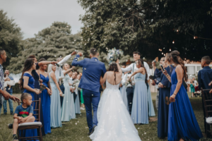 An outdoor wedding 